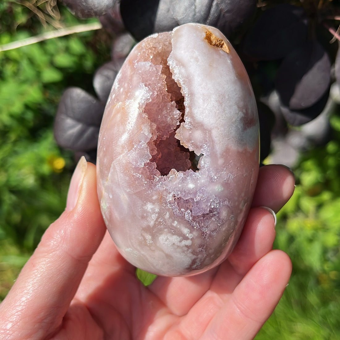 The Radiant Beauty of Pink Amethyst and Flower Agate 🩷💜 - Shiny Crystals