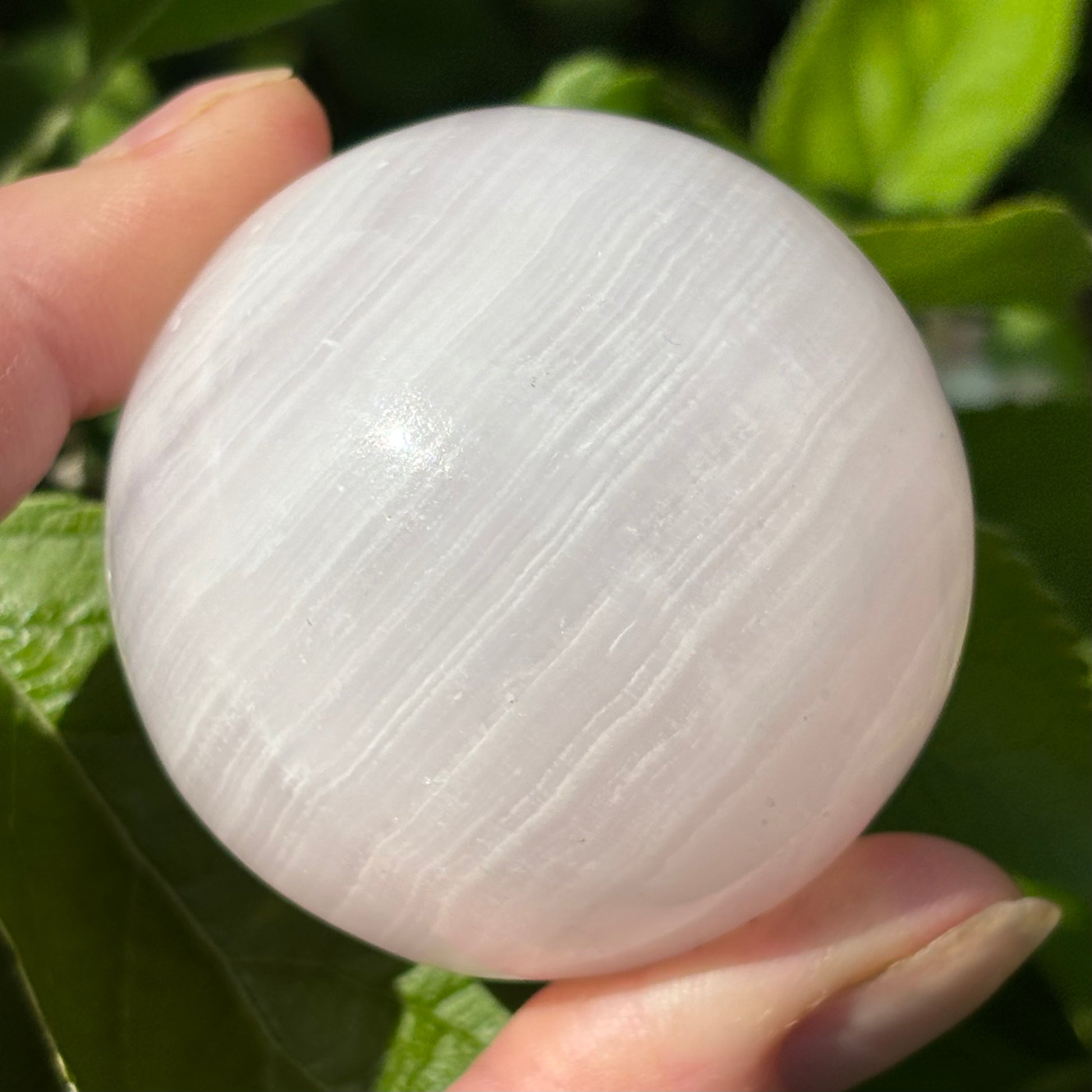 Mangano Calcite Sphere | C - Shiny Crystals