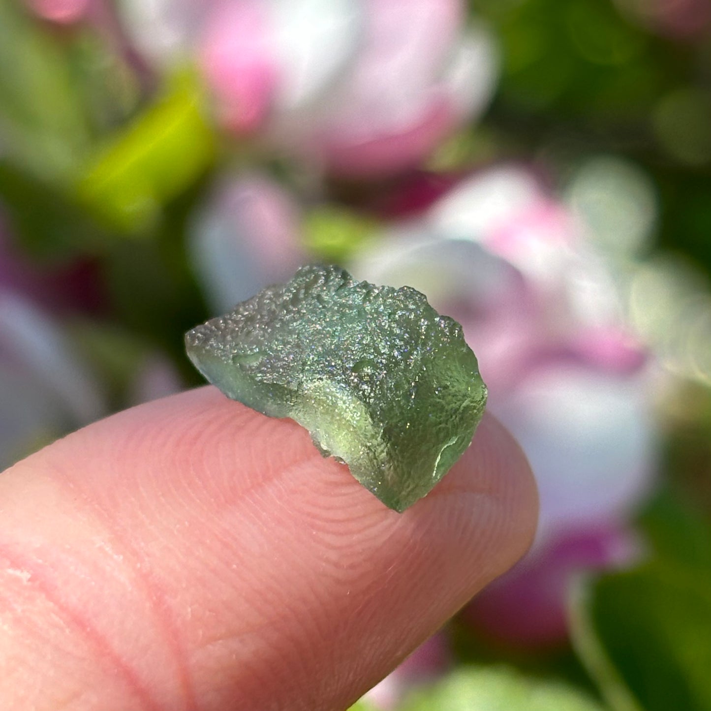 Natural Moldavite | 0.46g - Shiny Crystals