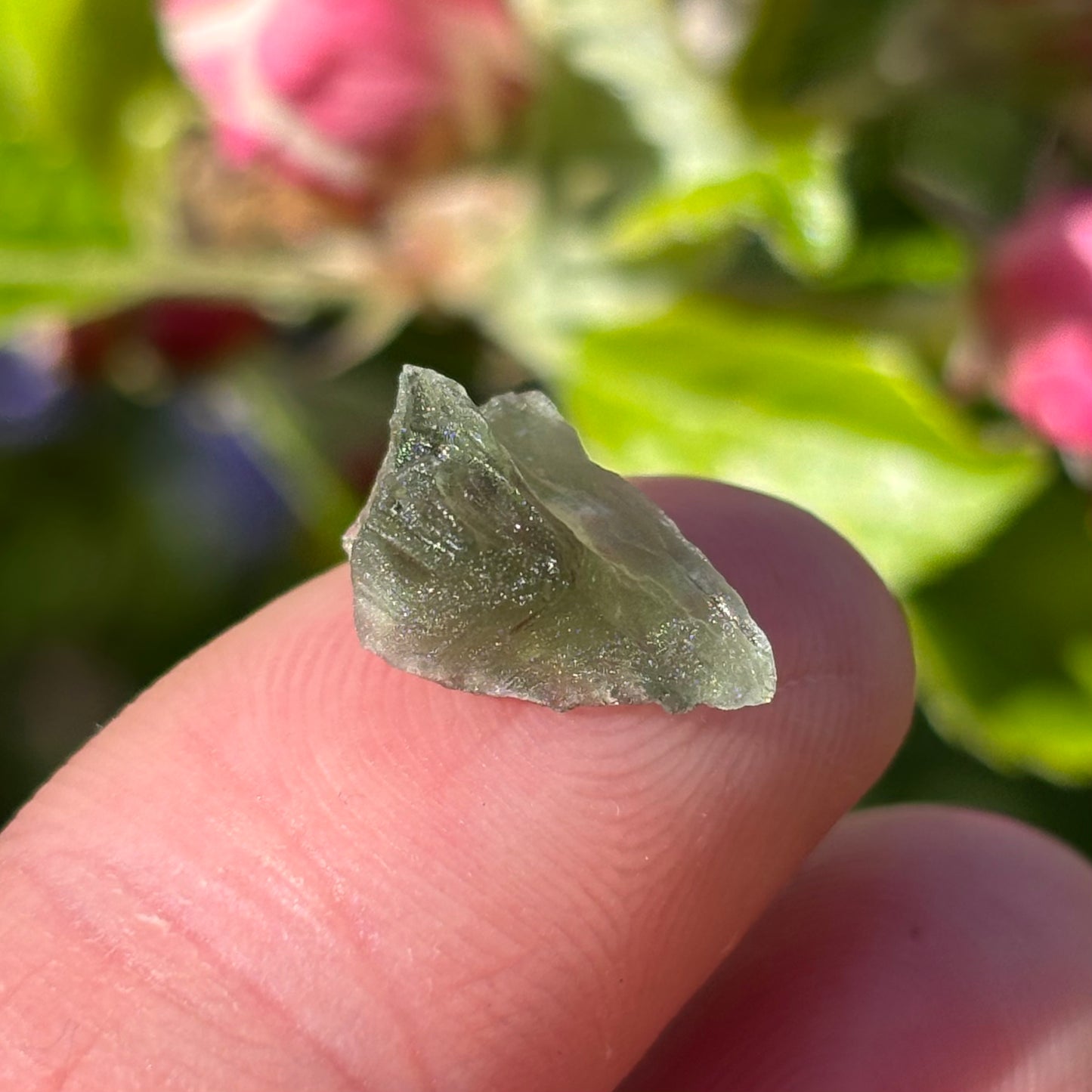 Natural Moldavite | 0.47g - Shiny Crystals