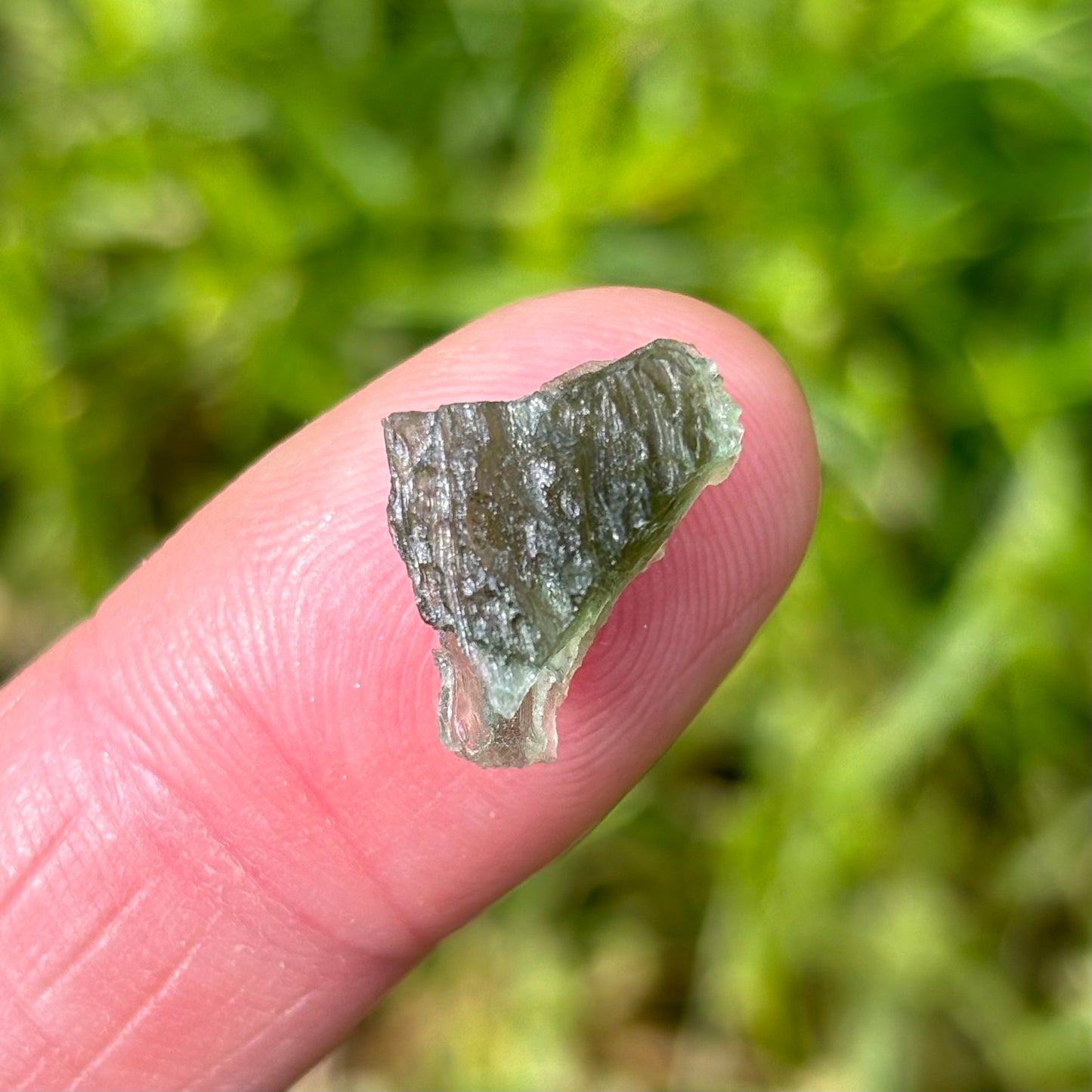 Natural Moldavite | 1.05g - Shiny Crystals