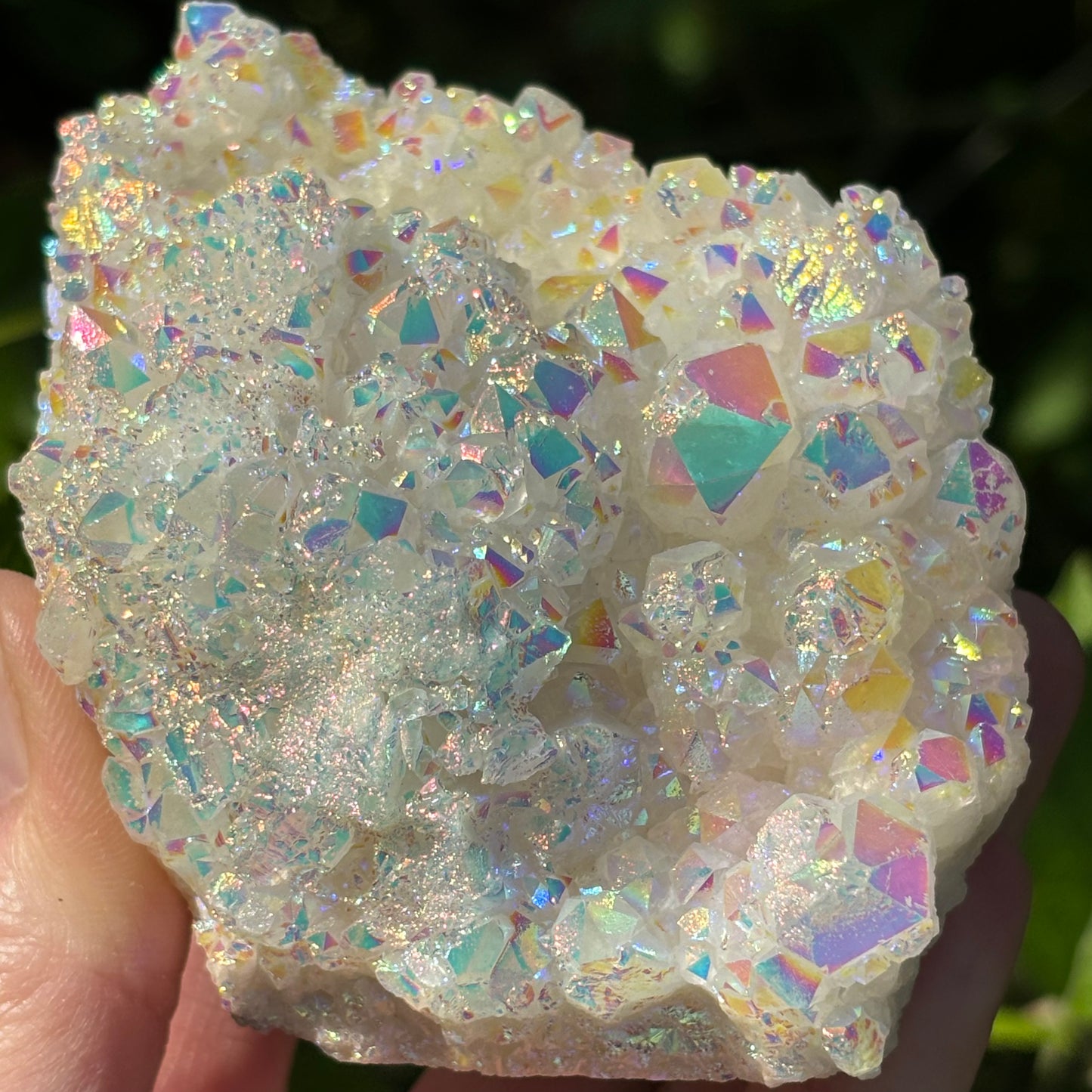 Angel Aura Quartz Cluster | G - Shiny Crystals