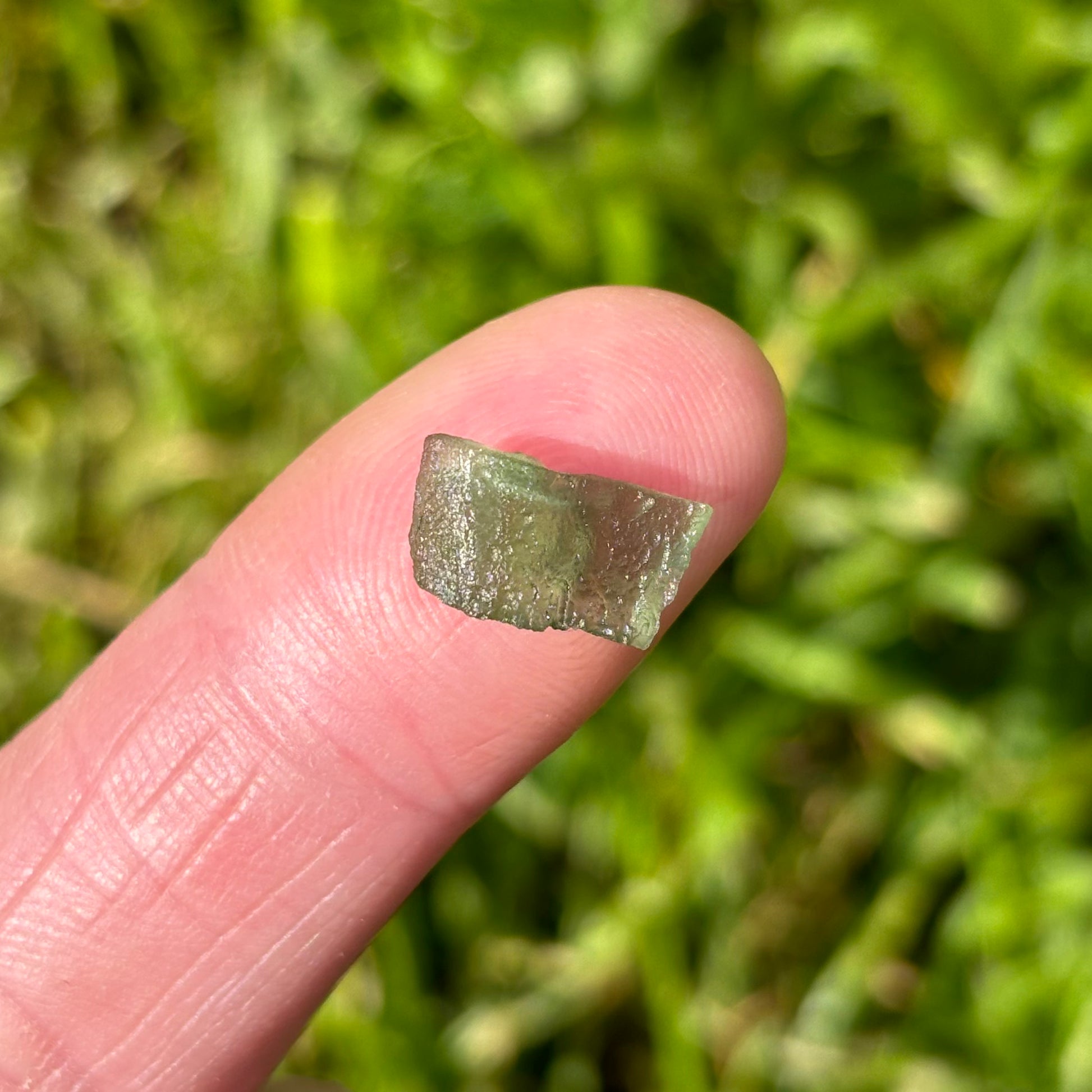 Natural Moldavite | 0.46g - Shiny Crystals