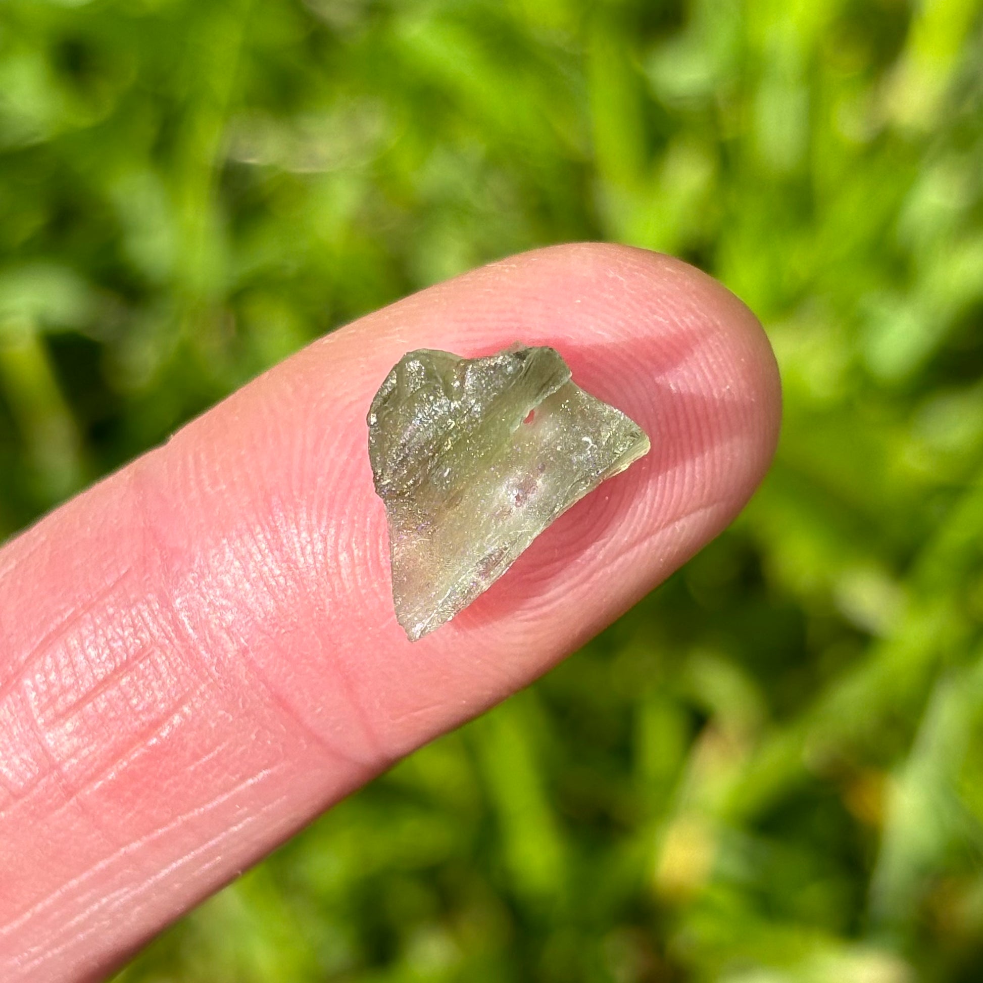 Natural Moldavite | 0.47g - Shiny Crystals