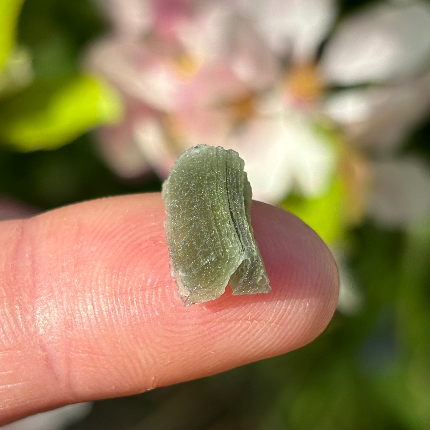 Natural Moldavite | 0.65g - Shiny Crystals