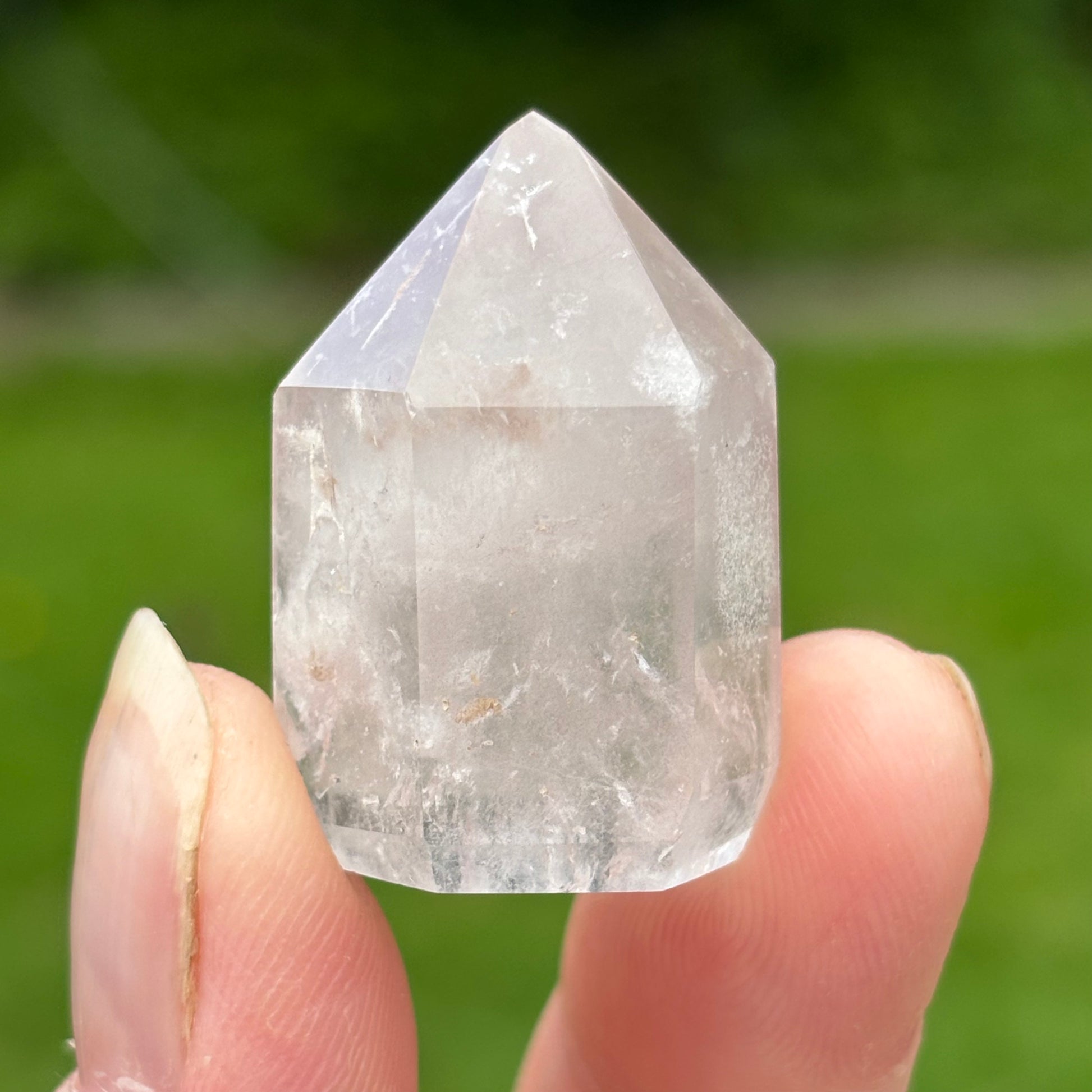 Baby Pink Lithium Quartz Point | O - Shiny Crystals