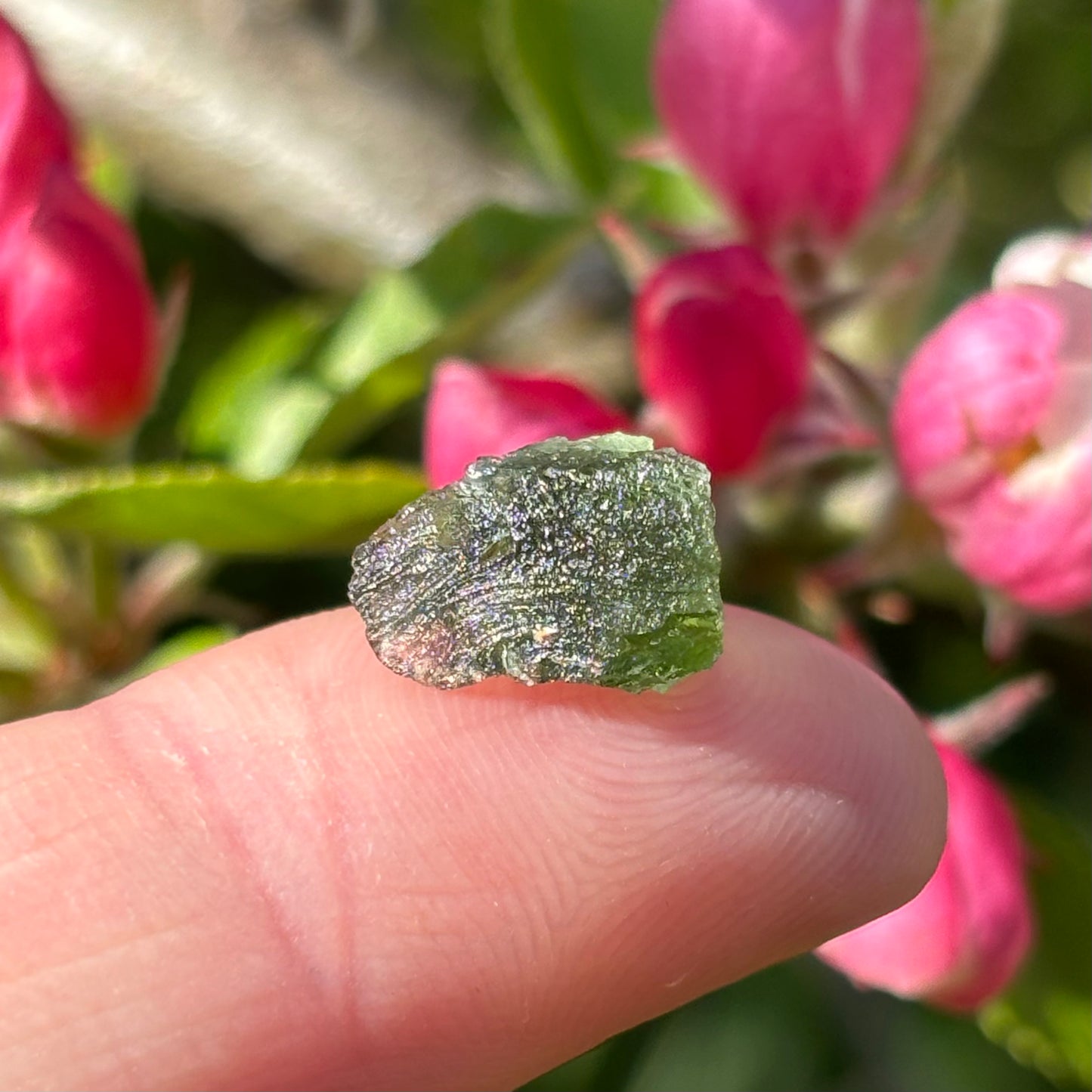 Natural Moldavite | 0.70g - Shiny Crystals