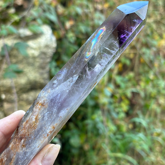 Stunning Brazilian Amethyst Half Polished Root