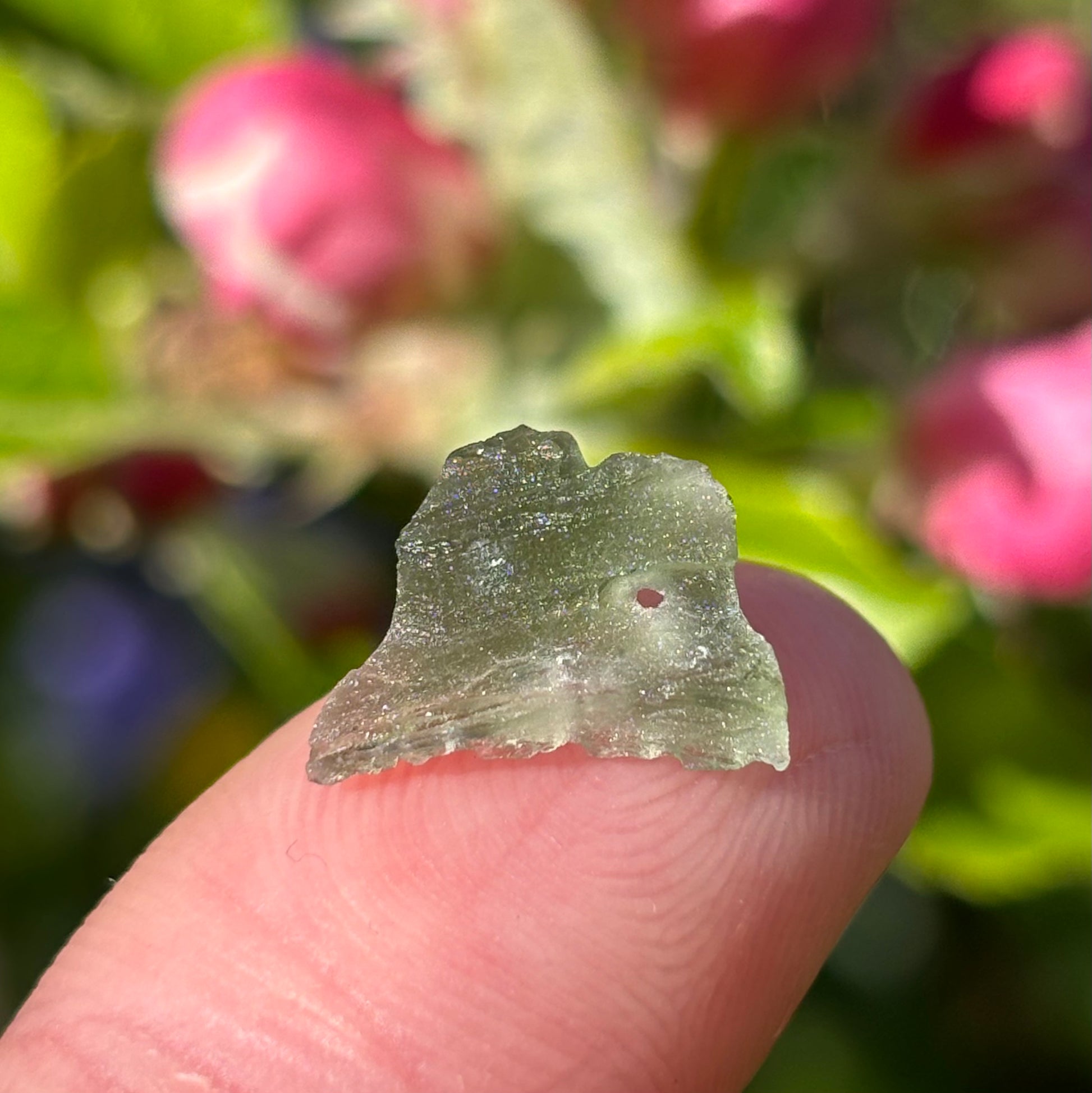 Natural Moldavite | 0.47g - Shiny Crystals