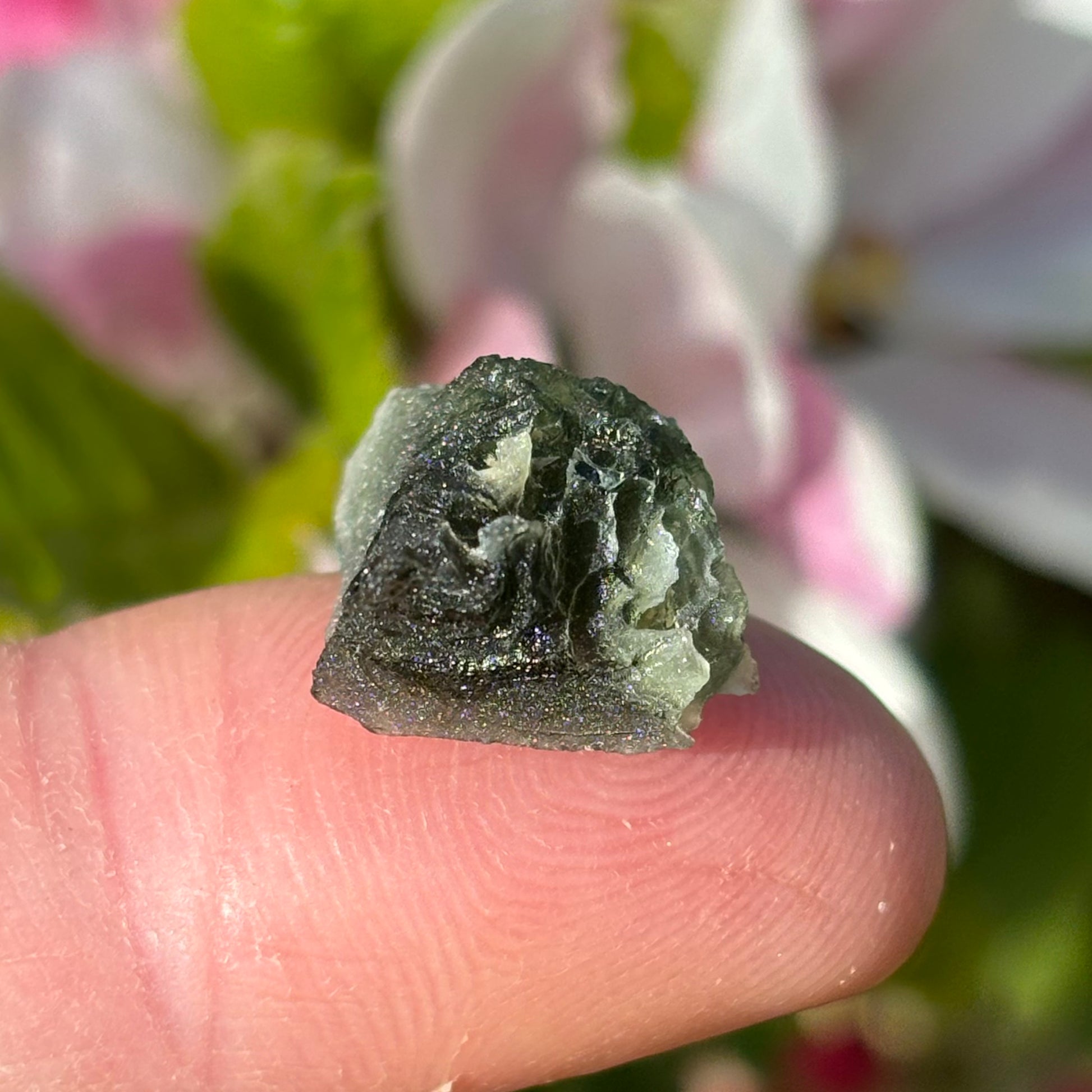 Natural Moldavite | 1.62g - Shiny Crystals