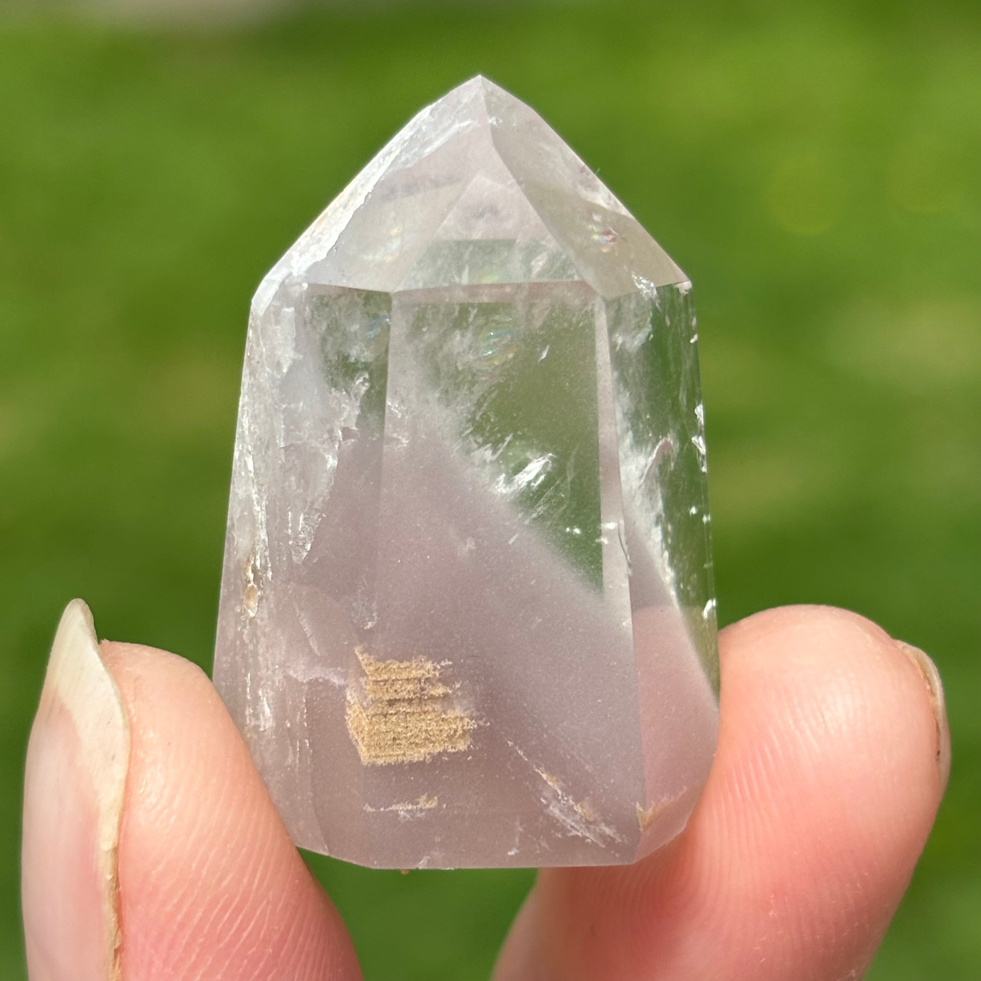 Baby Pink Lithium Quartz Point | K - Shiny Crystals