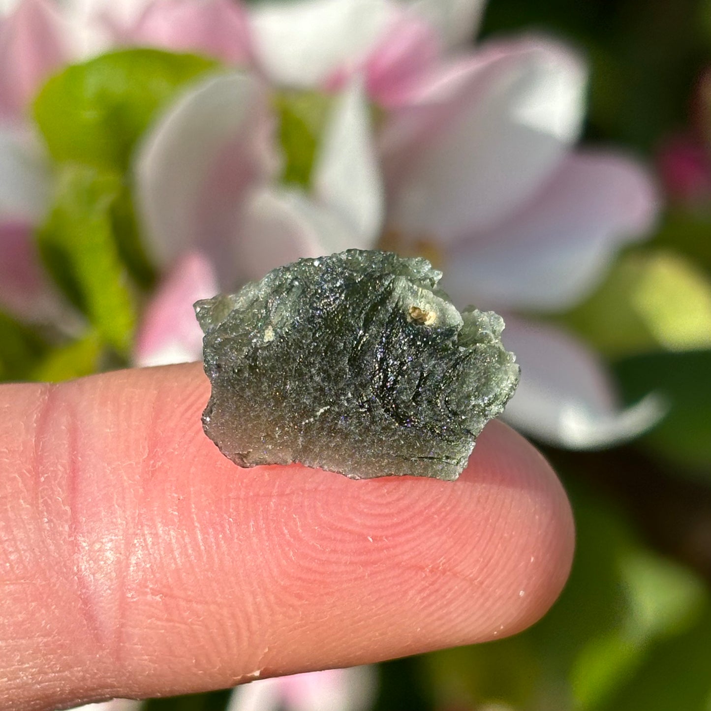 Natural Moldavite | 1.62g - Shiny Crystals