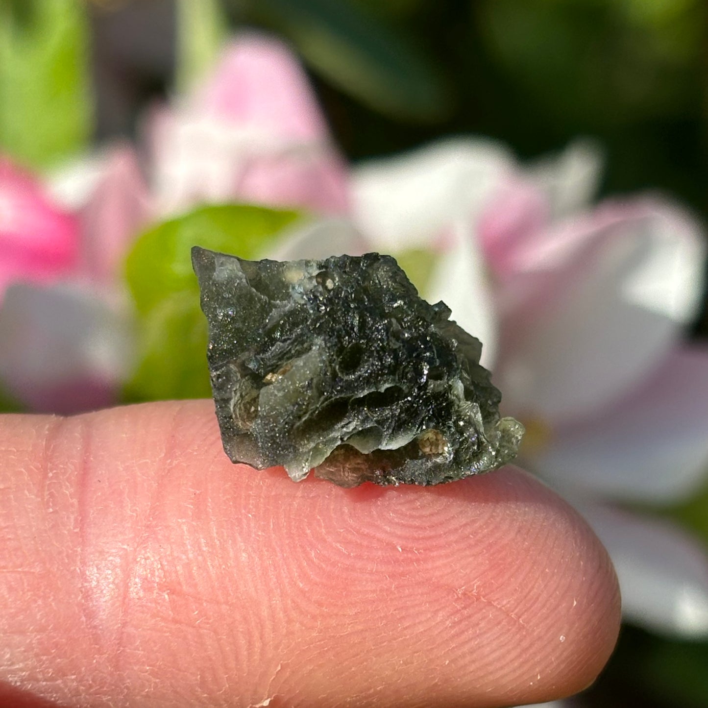 Natural Moldavite | 1.62g - Shiny Crystals