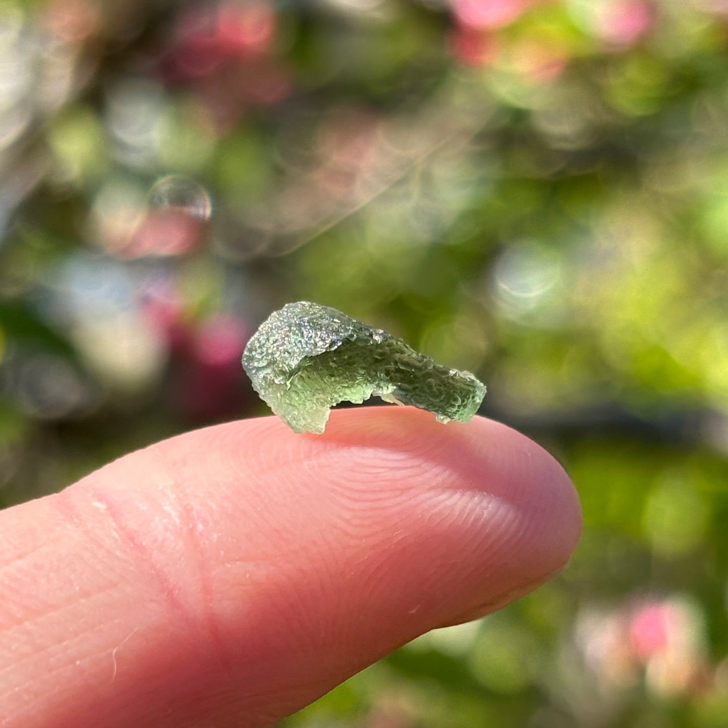 Natural Moldavite | 0.46g - Shiny Crystals