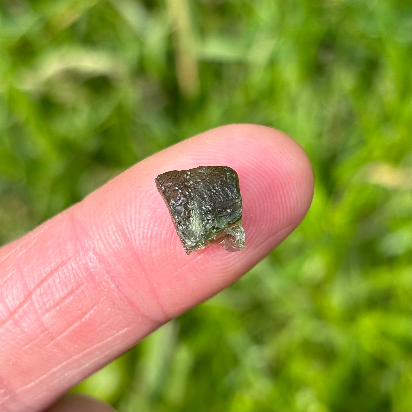 Natural Moldavite | 0.71g - Shiny Crystals