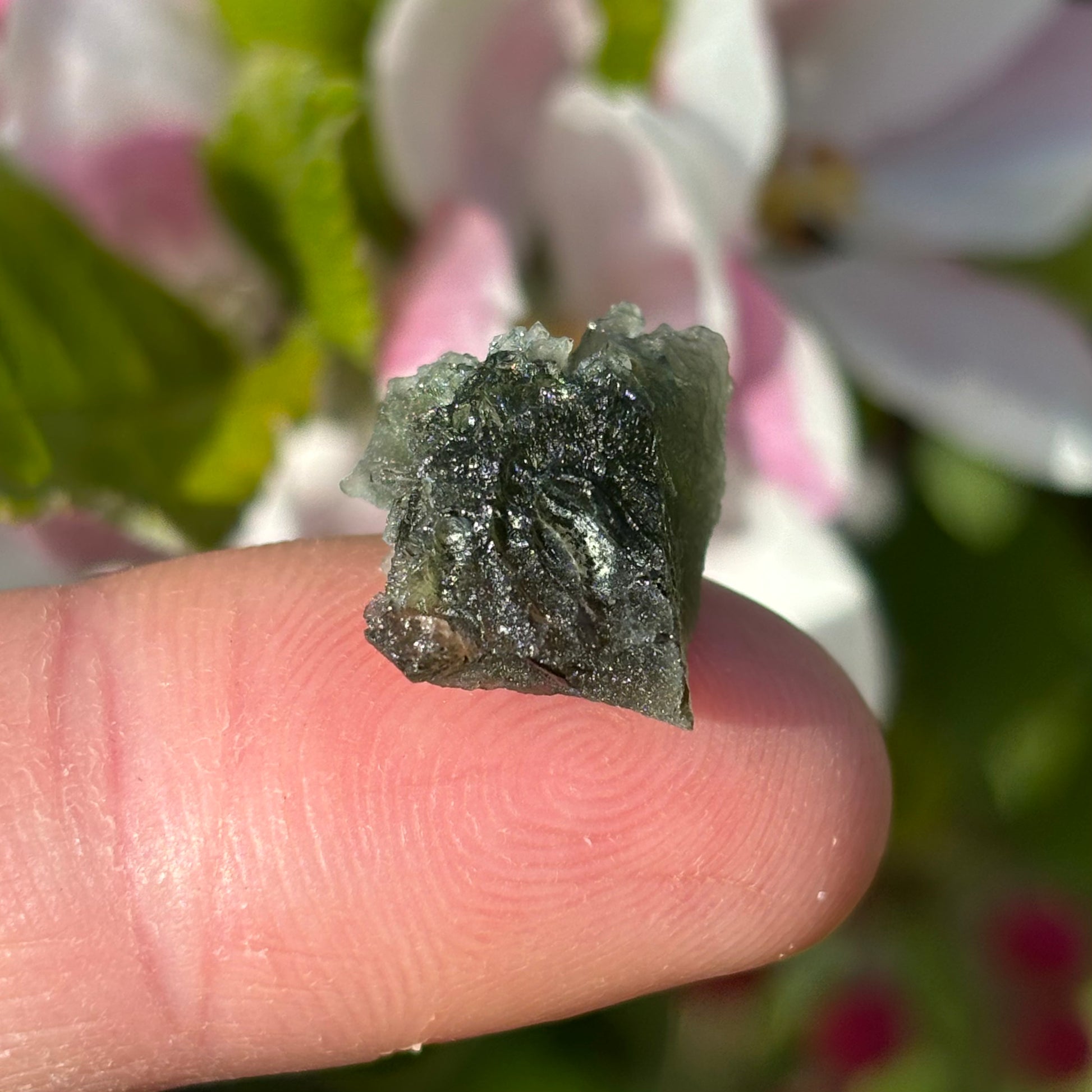 Natural Moldavite | 1.62g - Shiny Crystals