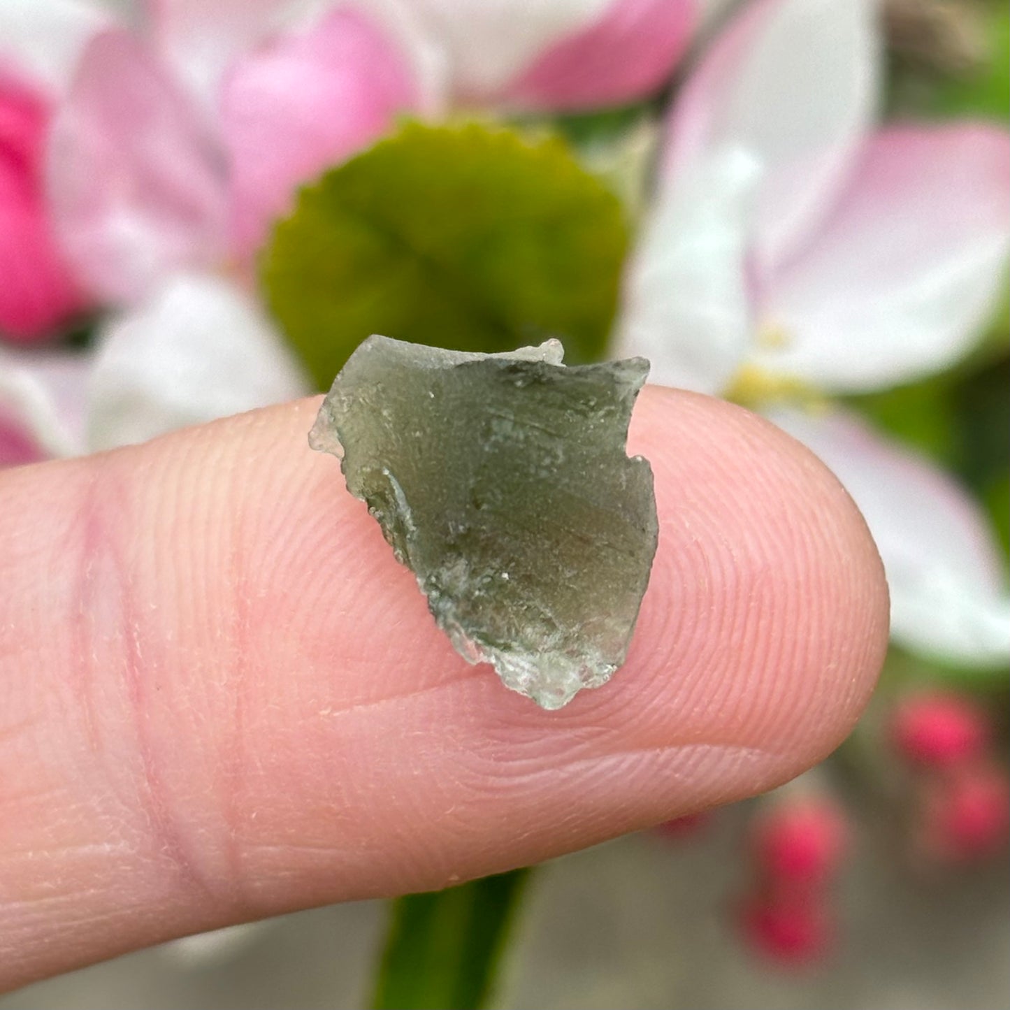 Natural Moldavite | 0.69g - Shiny Crystals