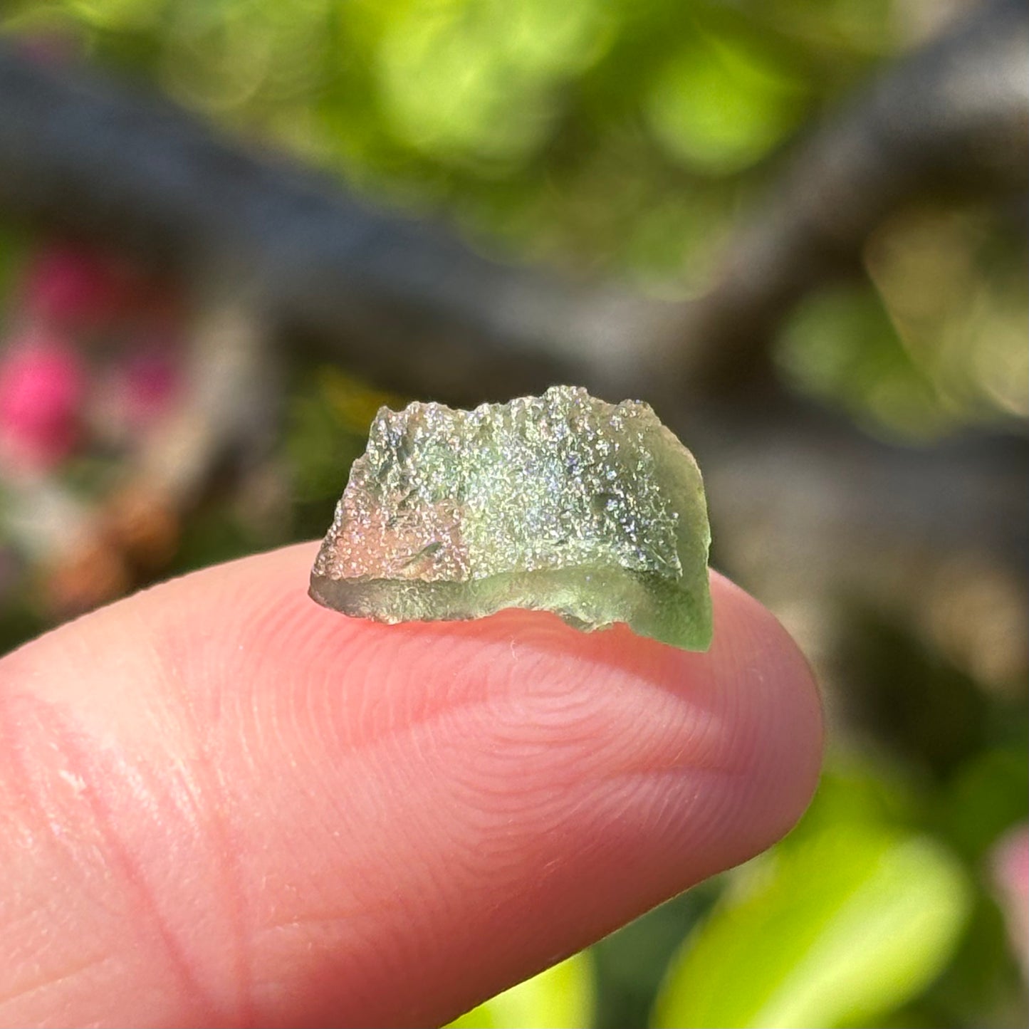 Natural Moldavite | 0.46g - Shiny Crystals