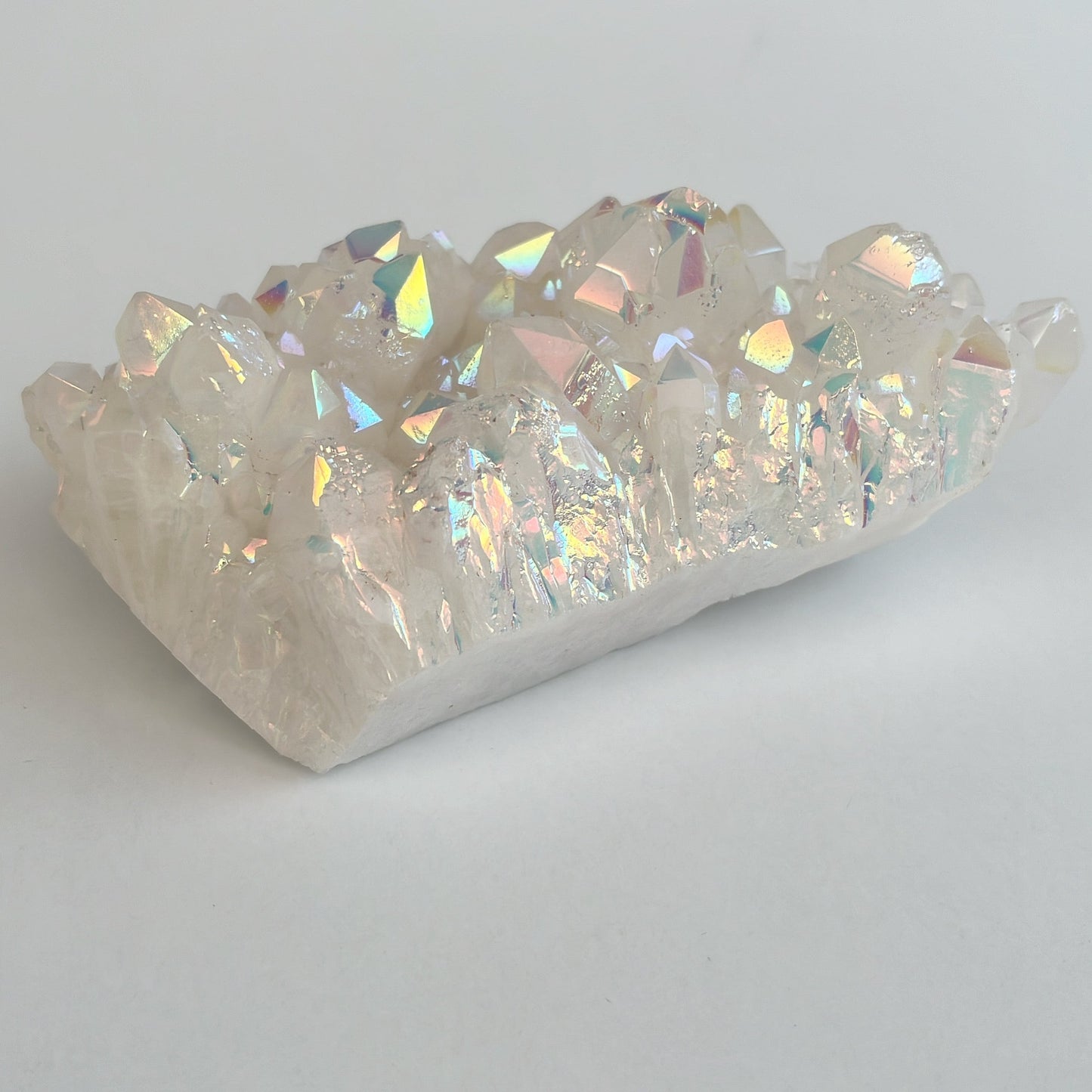 Angel Aura Quartz Cluster | A - Shiny Crystals