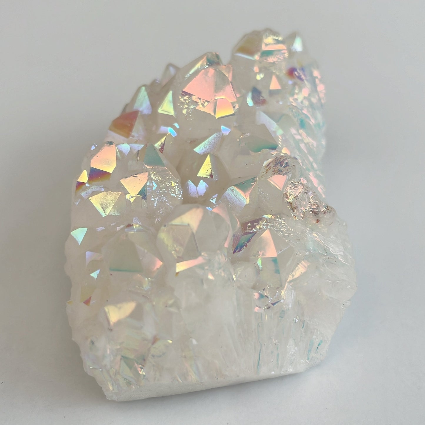 Angel Aura Quartz Cluster | A - Shiny Crystals