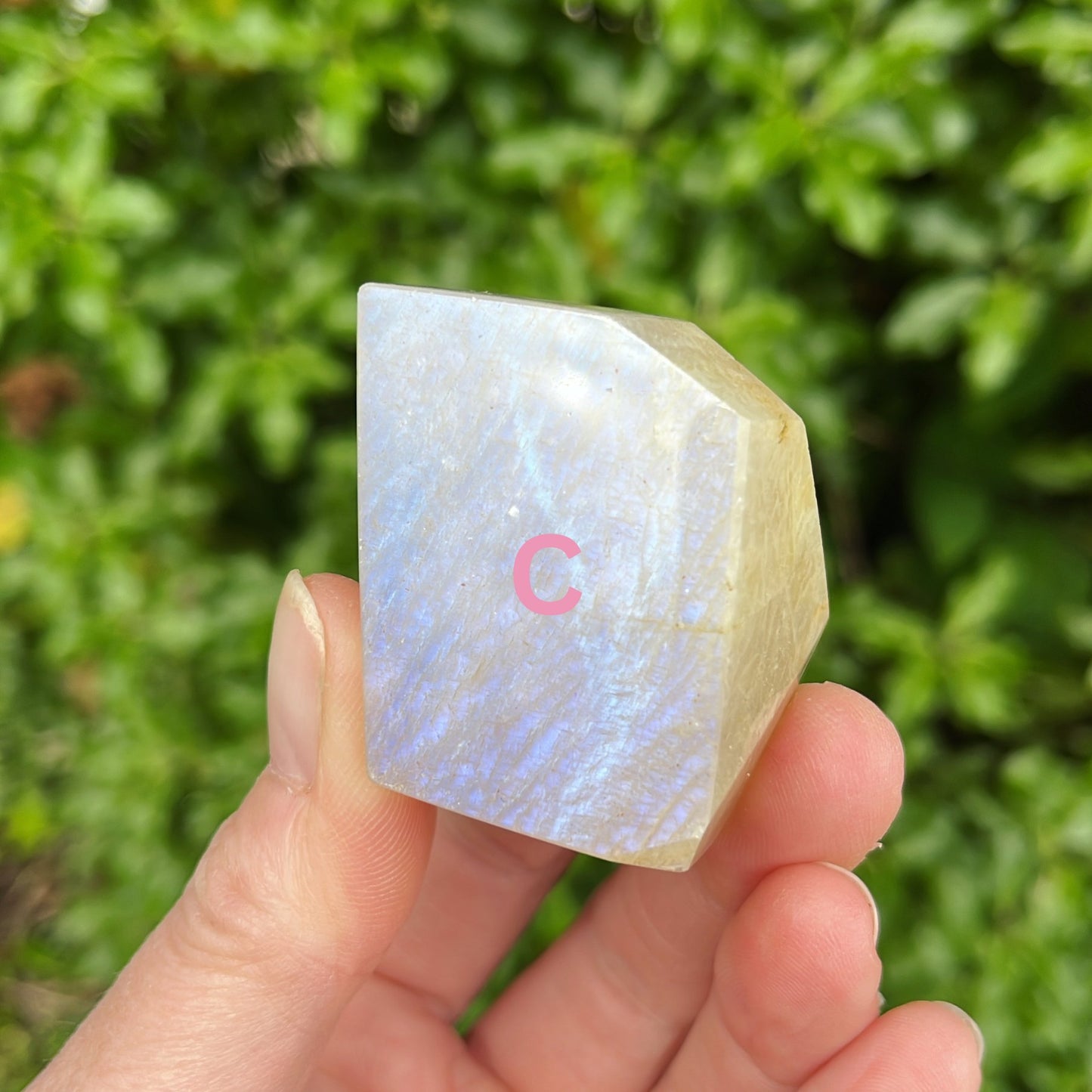 Blue Moonstone Freeform | A - H - Shiny Crystals