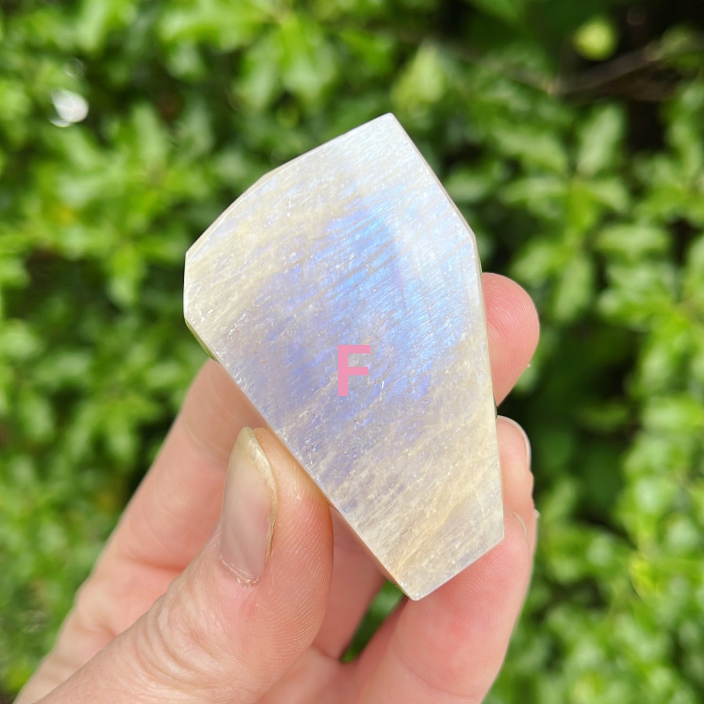 Blue Moonstone Freeform | A - H - Shiny Crystals