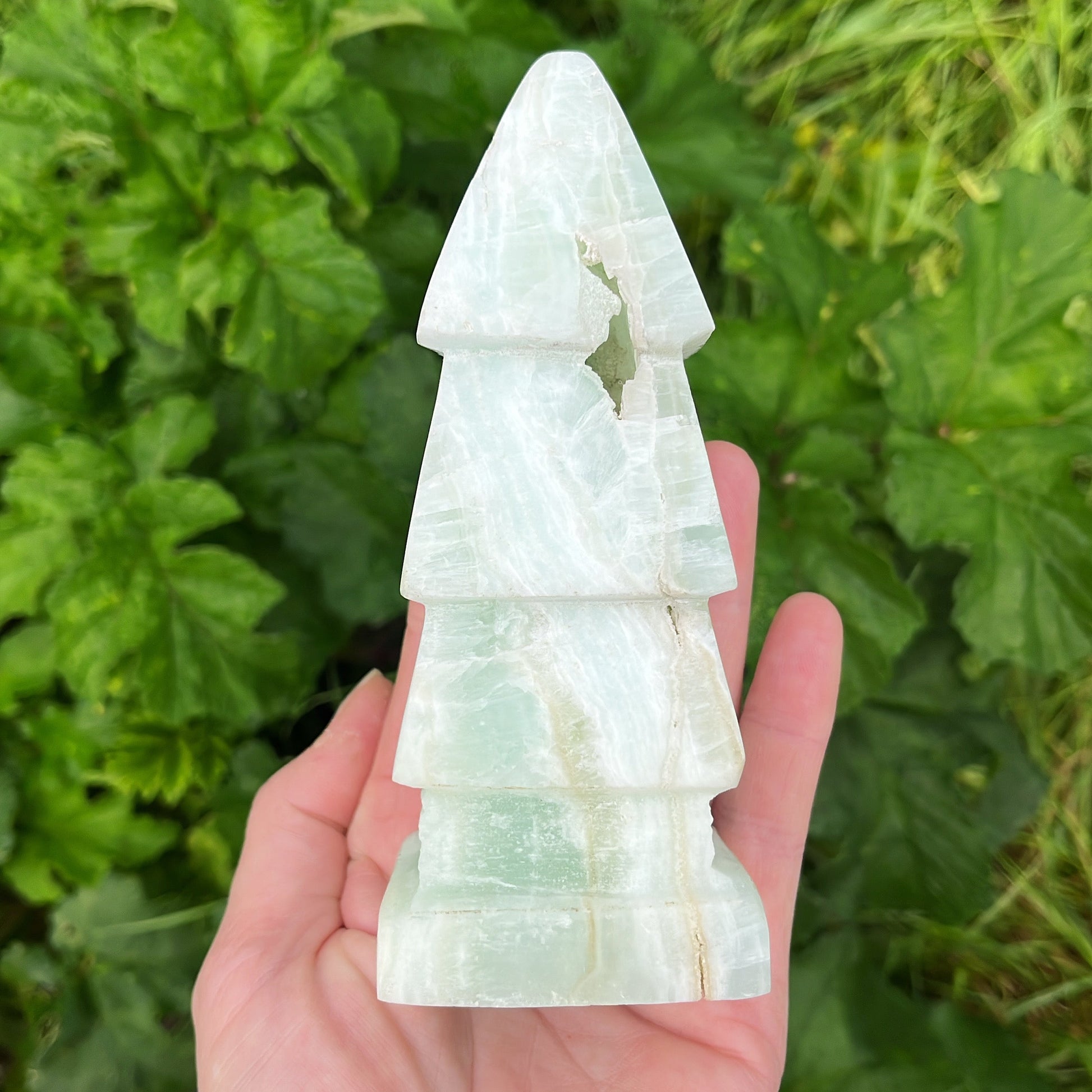 Caribbean Calcite Statue - Shiny Crystals