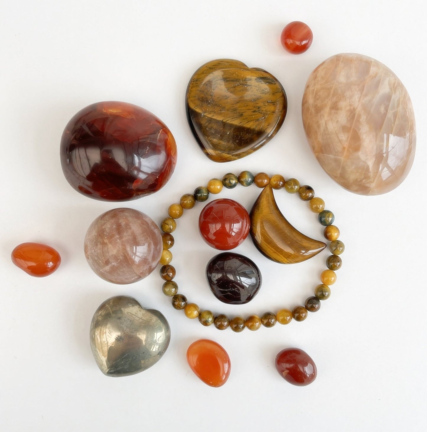 “Creative Flow” 🧡 Sacral Chakra Bundle - Shiny Crystals