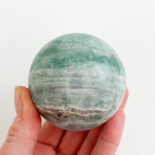 Fluorite Sphere | A - Shiny Crystals