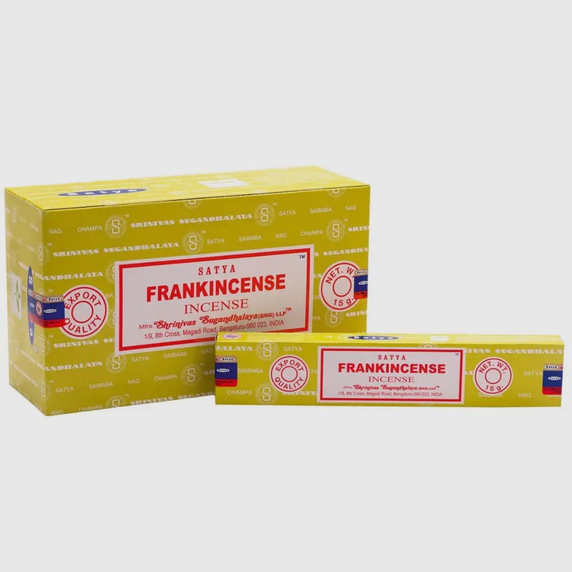 Frankincense Satya Incense Sticks Pack - Shiny Crystals