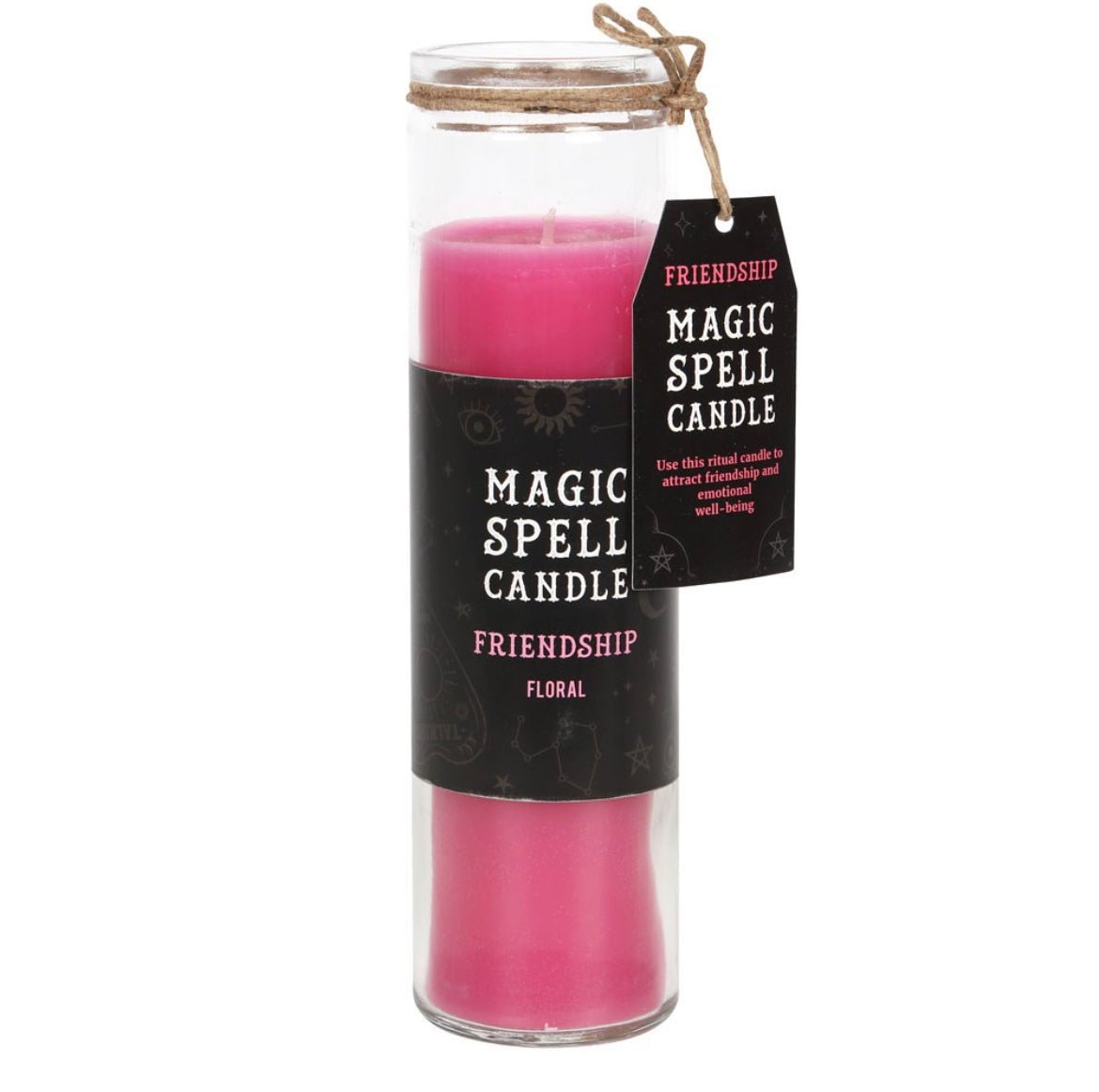 Friendship Spell Candle - Shiny Crystals