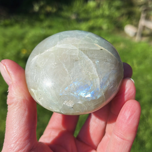 Garnierite - Green Moonstone Palmstone | A - Shiny Crystals