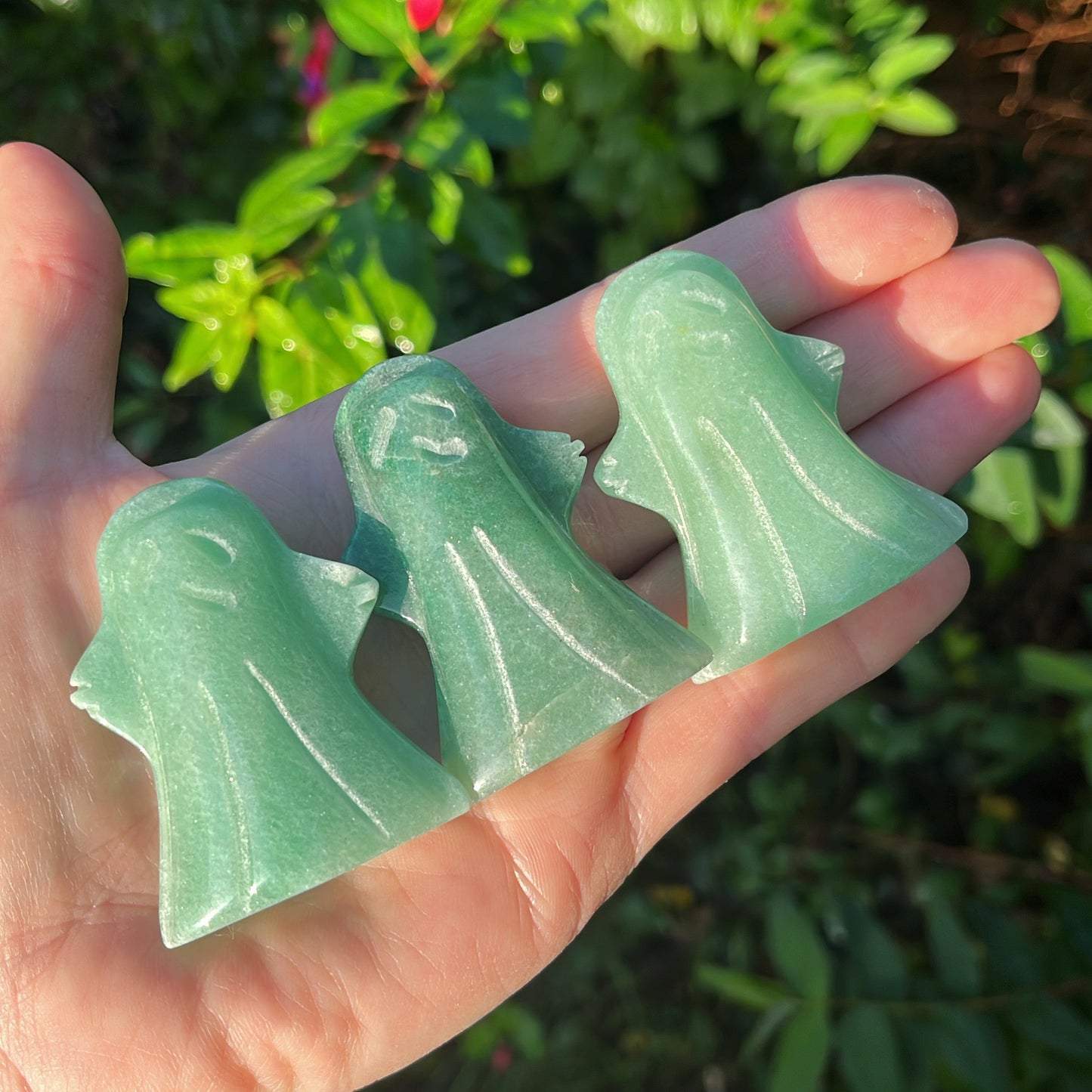 Green Aventurine Ghost - Shiny Crystals