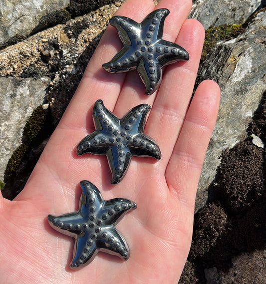 Hematite Starfish - Shiny Crystals