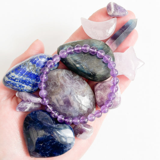 “Insightful Vision” 💙 Third Eye Bundle - Shiny Crystals