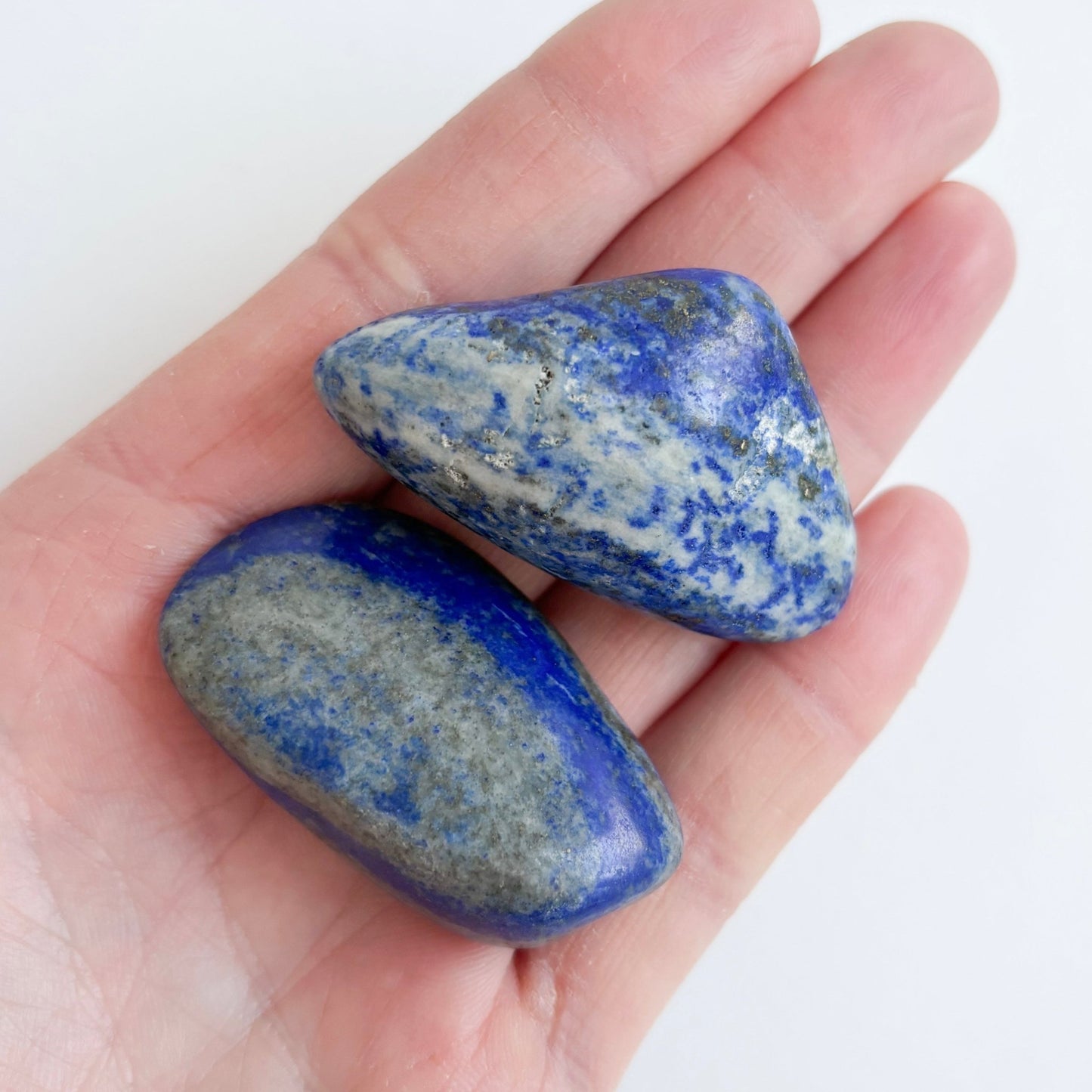 Large Lapis Lazuli Tumblestone - Shiny Crystals