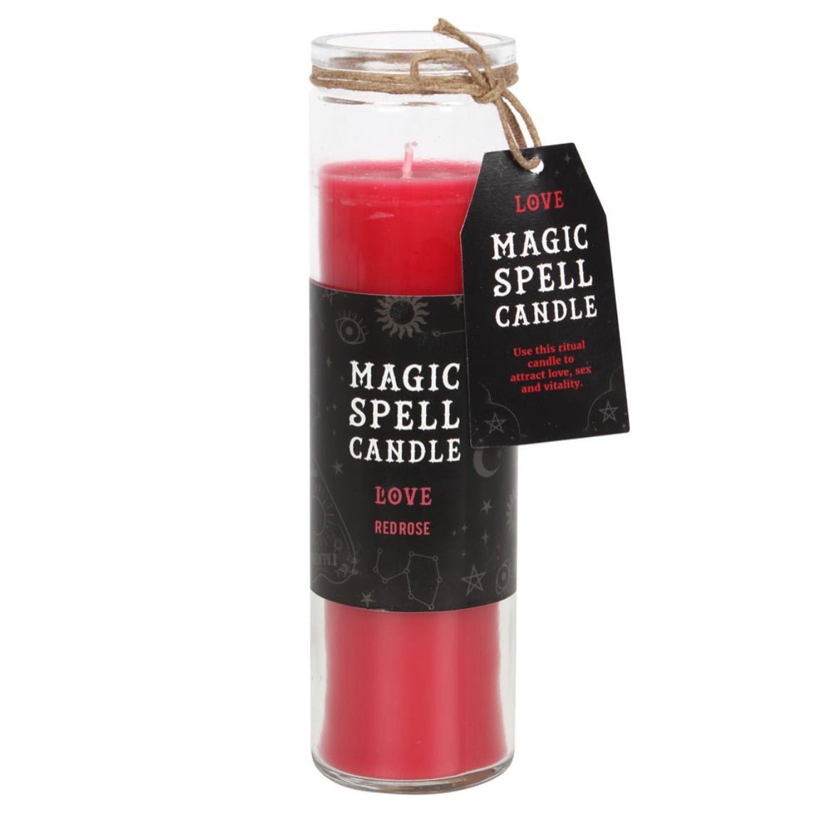 Love Magic Spell Candle - Shiny Crystals