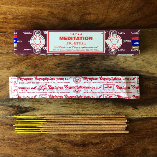 Meditation Satya Incense Sticks Pack - Shiny Crystals