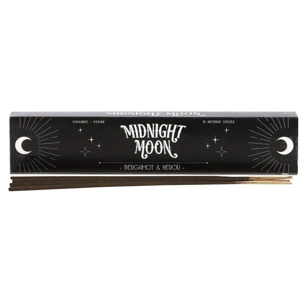 Midnight Moon Bergamot & Neroli Incense Sticks Pack - Shiny Crystals