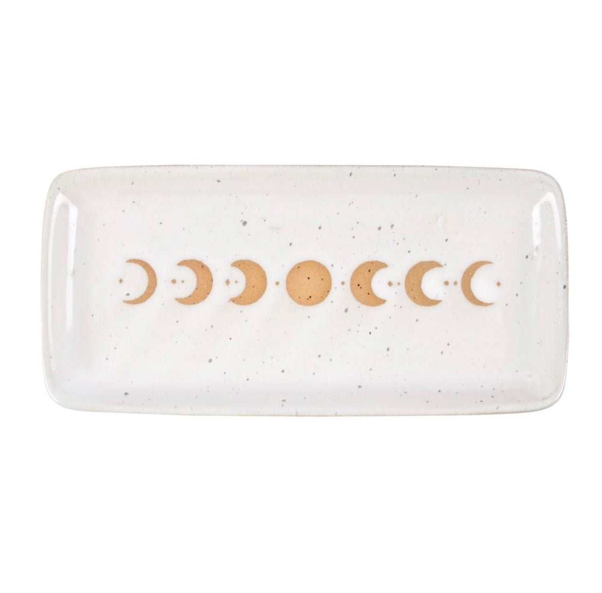 Moon Phase Trinket Dish - Shiny Crystals