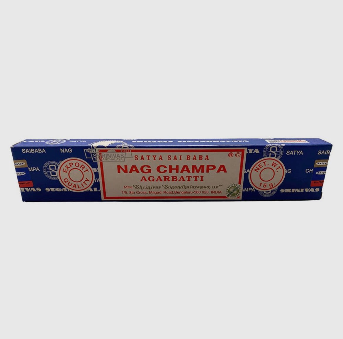 Nag Champa Satya Incense Sticks Pack - Shiny Crystals