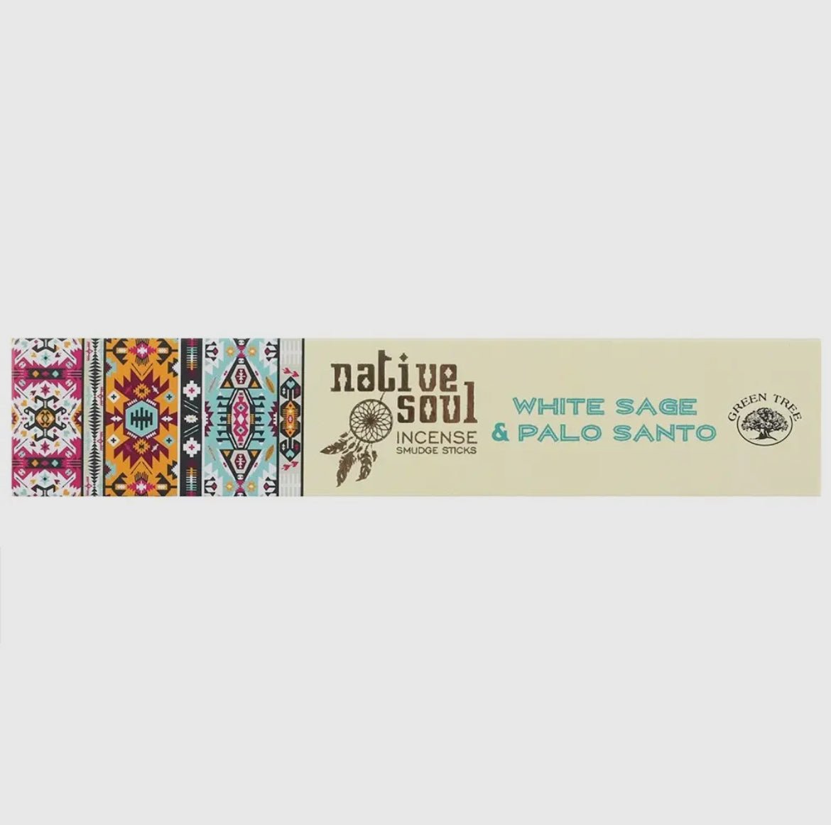 Native Soul White Sage & Palo Santo Incense Sticks Pack - Shiny Crystals