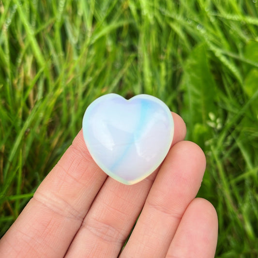 Opalite Heart - Shiny Crystals