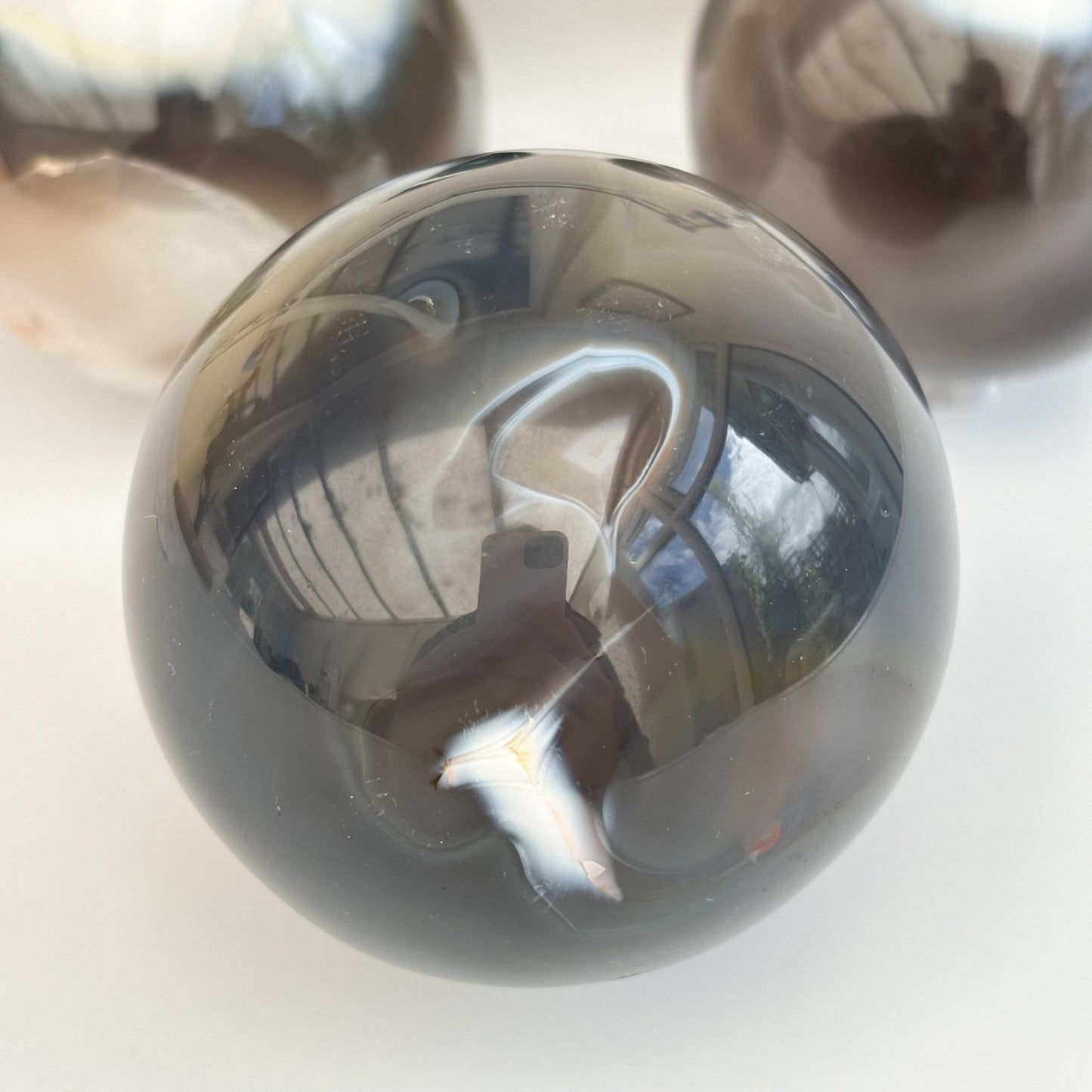 Orca Agate Sphere | E - Shiny Crystals