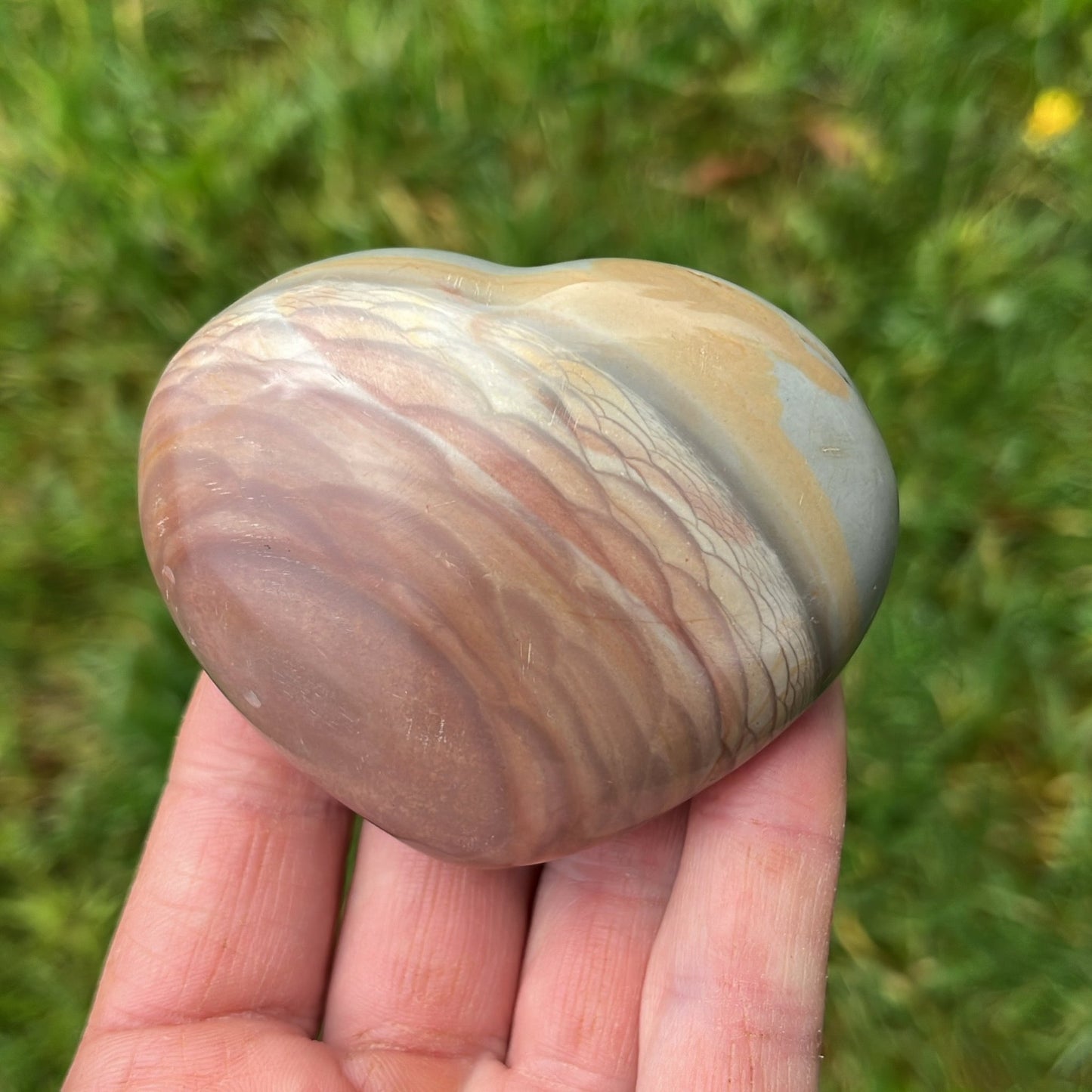 Polychrome Jasper Heart | A - Shiny Crystals