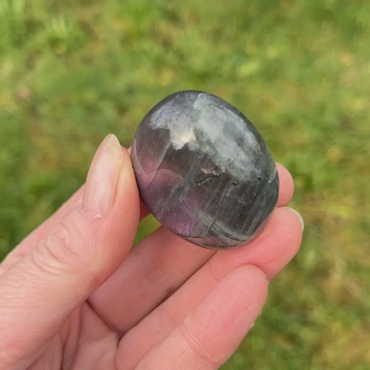 UNIQUE Green Orange Blue Rainbow store Flash Labradorite Freeform | One of a Kind!