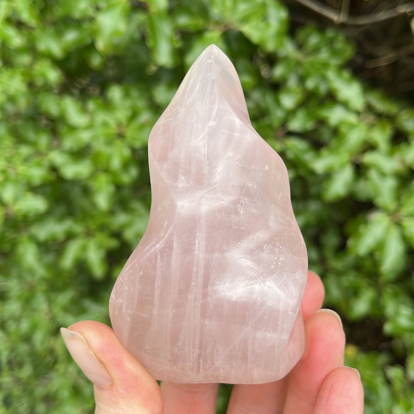 Rose Quartz Flame | B - Shiny Crystals