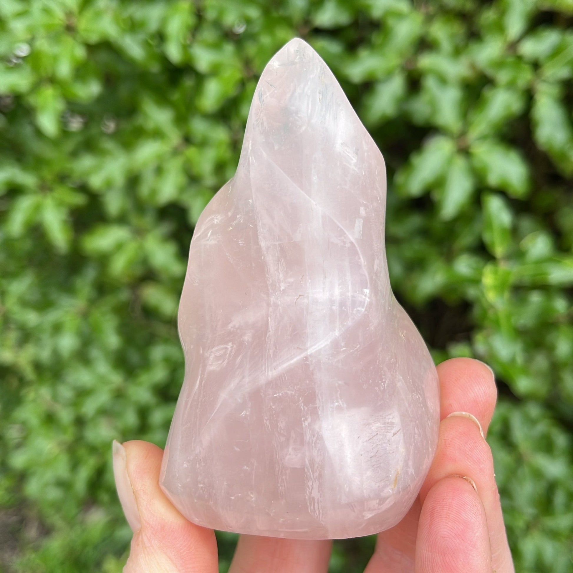 Rose Quartz Flame | B - Shiny Crystals