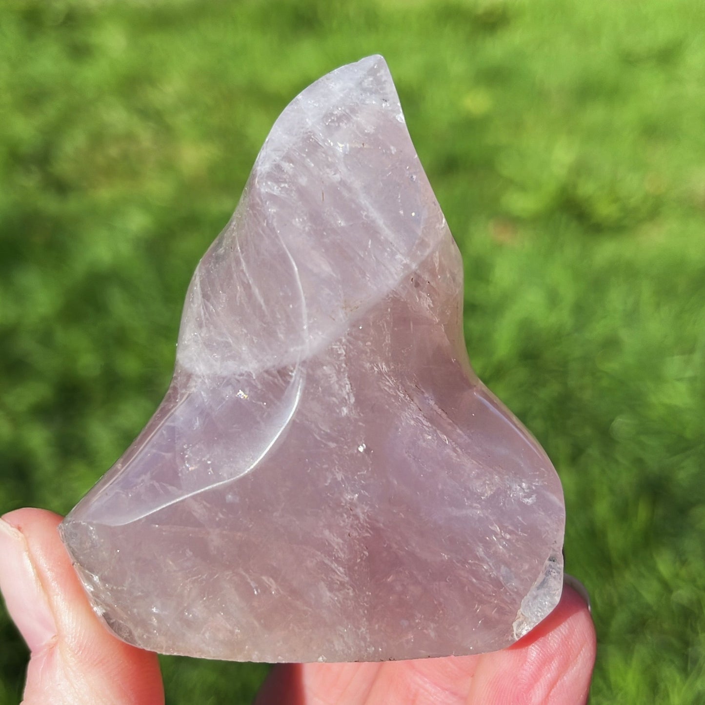 Rose Quartz Flame | E - Shiny Crystals