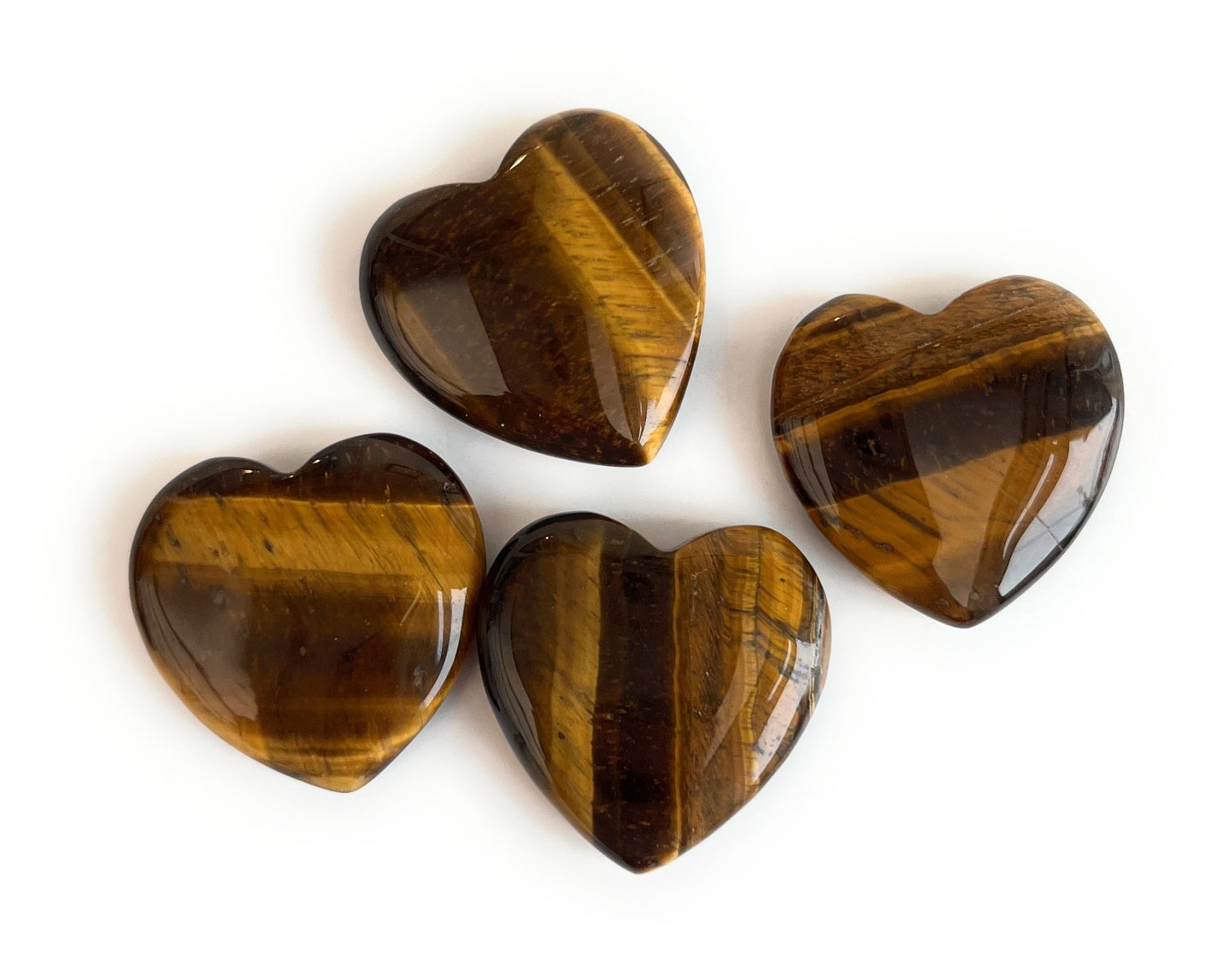 Small Tiger’s Eye Heart - Shiny Crystals